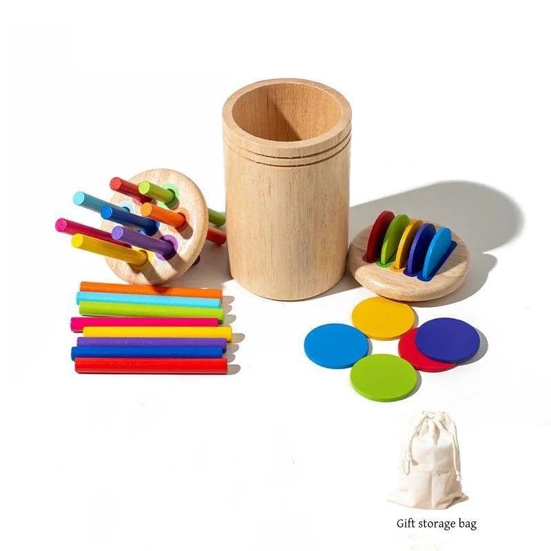 Jouet d'apprentissage en bois (2-5ans)