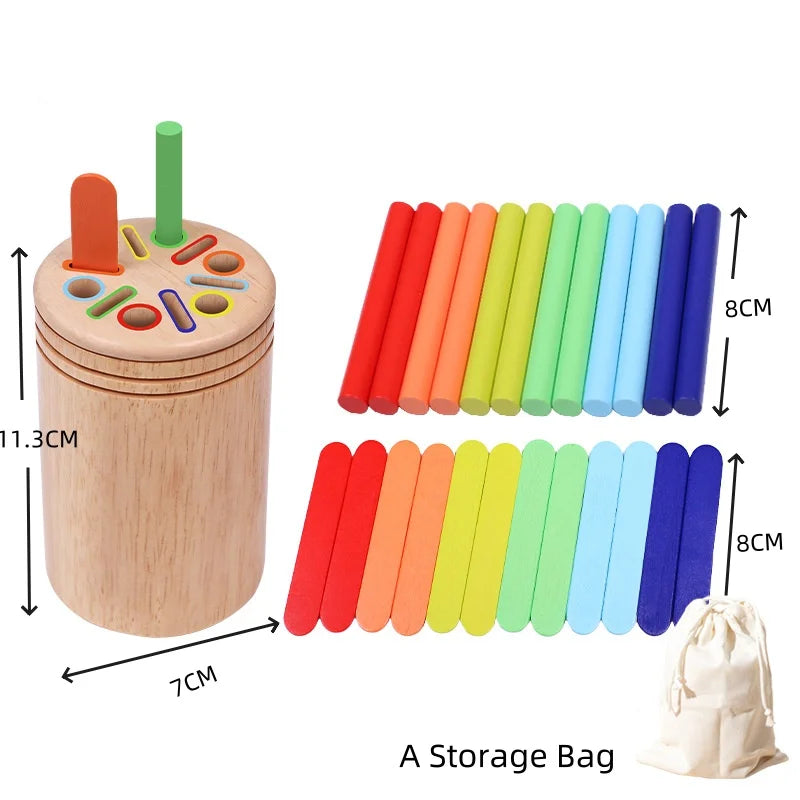 Jouet d'apprentissage en bois (2-5ans)