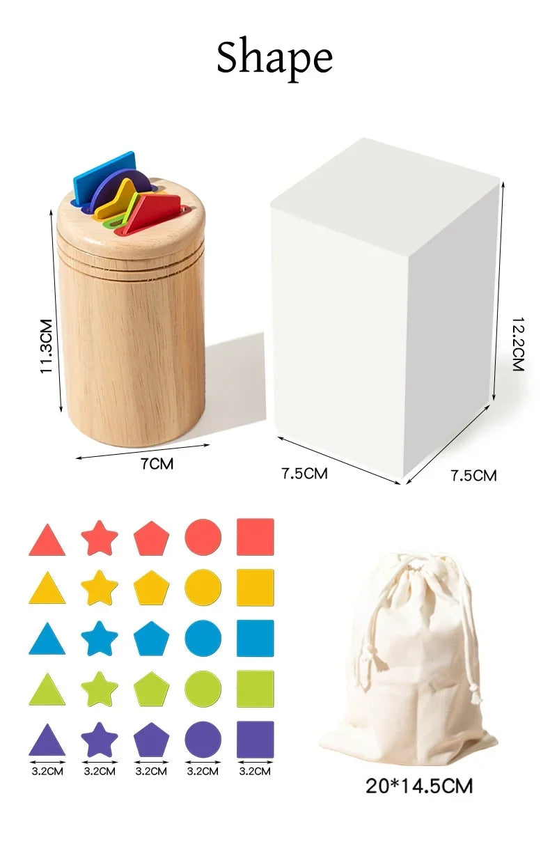 Jouet d'apprentissage en bois (2-5ans)